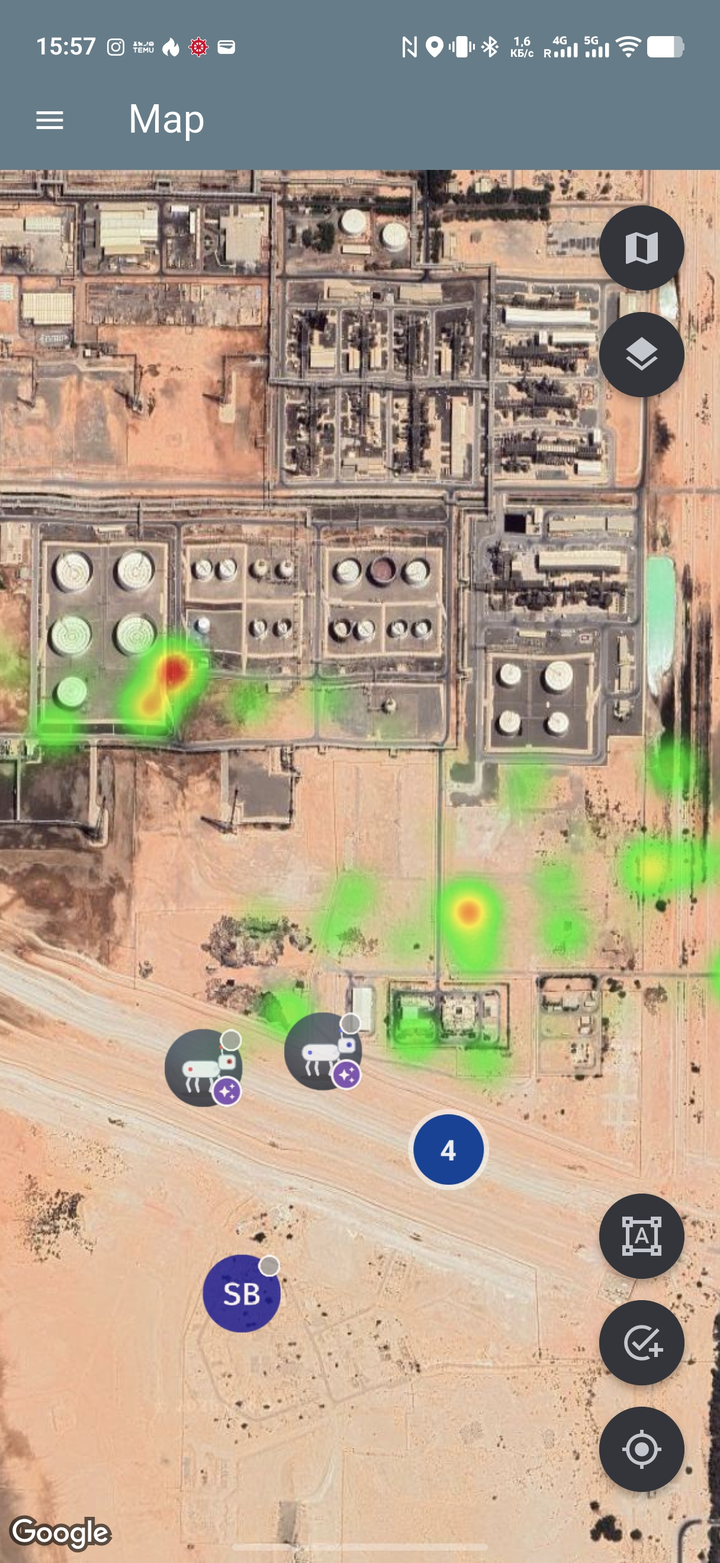 Digital Specialist live location, heatmaps and geo zones